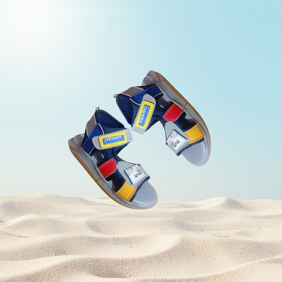 Adventure ColorBlock Sandals – Comfortable Boys Casual Summer Sandals