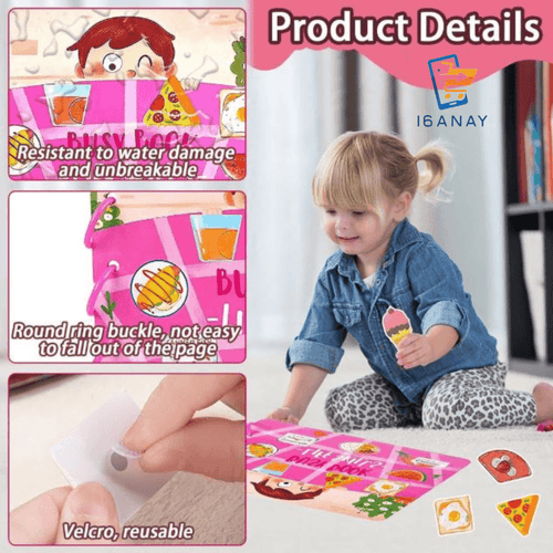 Toddler Activity Busy Book Life Skills - 16anay 