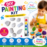 DIY Paint Your Own Figurines Kit –  Creative Craft Pieces with Paints & Brush | Educational Art Set for Kids