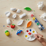DIY Paint Your Own Figurines Kit –  Creative Craft Pieces with Paints & Brush | Educational Art Set for Kids