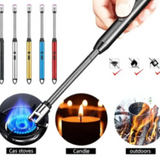 ARC Electric Lighter Windproof USB Rechargeable Long Twist Neck