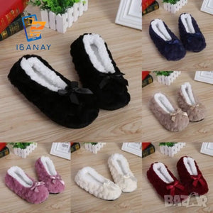 Fluffy Female Floor Slipper Women's Winter - 16anay 