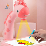 Giraffe Projection Painting Table with Music