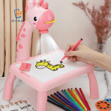 Giraffe Projection Painting Table with Music