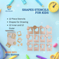 Shapes Stencils for Kids