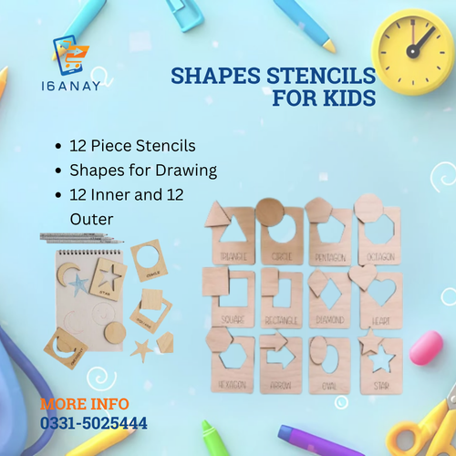 Shapes Stencils for Kids