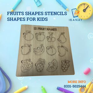 Kids Wooden Fruit Board