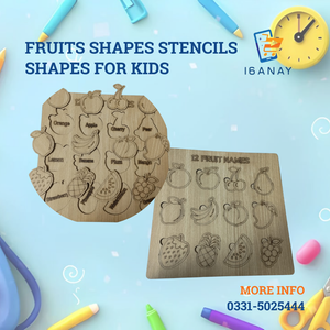 Kids Wooden Fruit Board