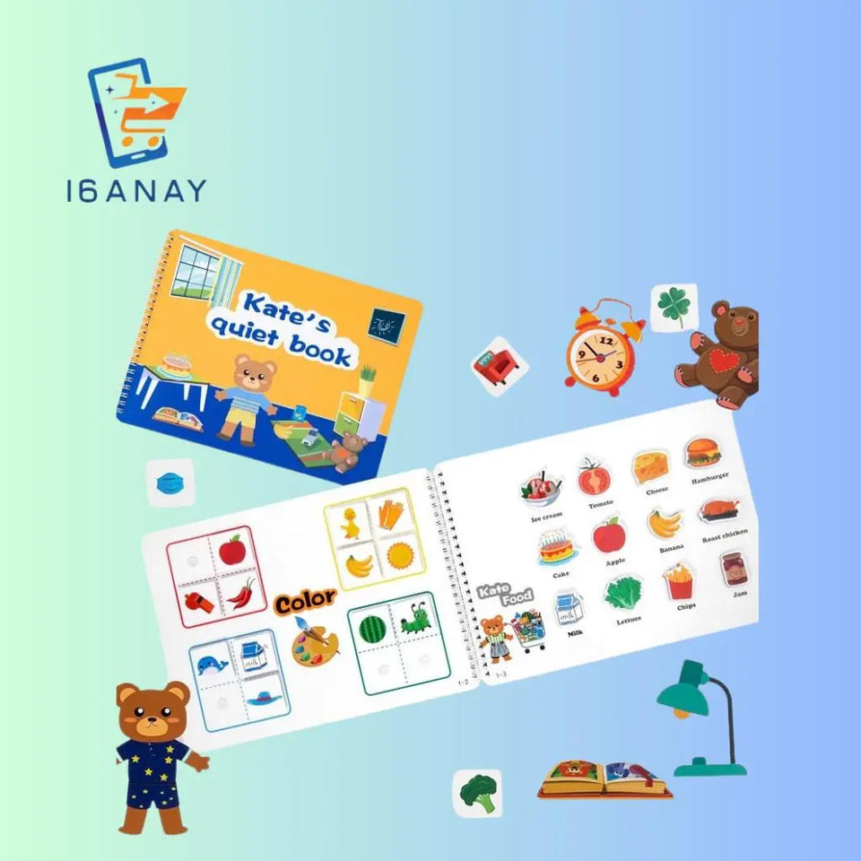 Kate Quiet Book – Busy Book for kids - 16anay 