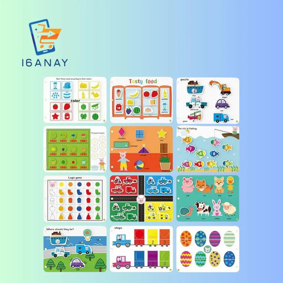 Kate Quiet Book – Busy Book for kids - 16anay 