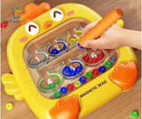 Magnetic Puzzle Game Board Pen Moving Beads