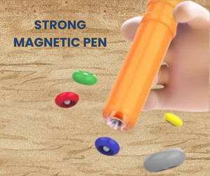 Magnetic Puzzle Game Board Pen Moving Beads