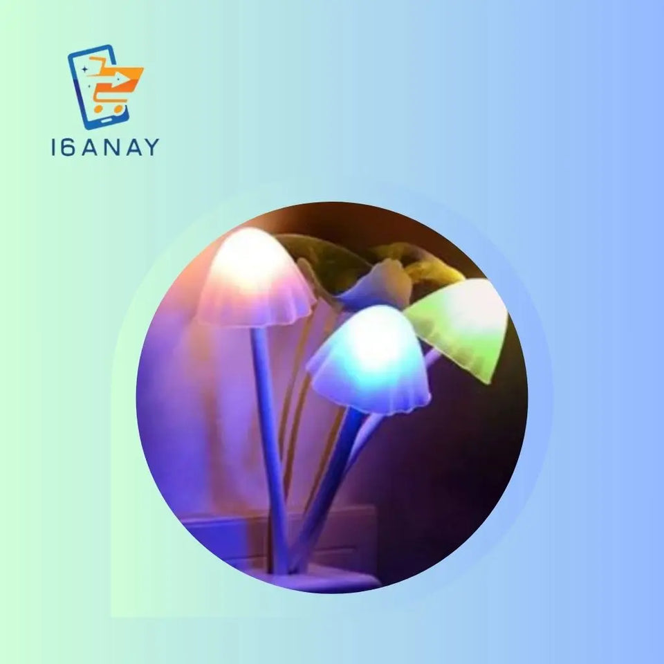 Mushroom Night Light - 16anay 