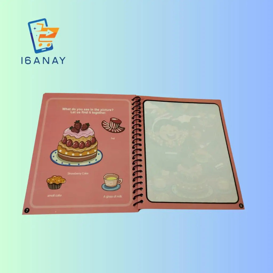 Reusable Kids Magic Water Drawing Book - 16anay 