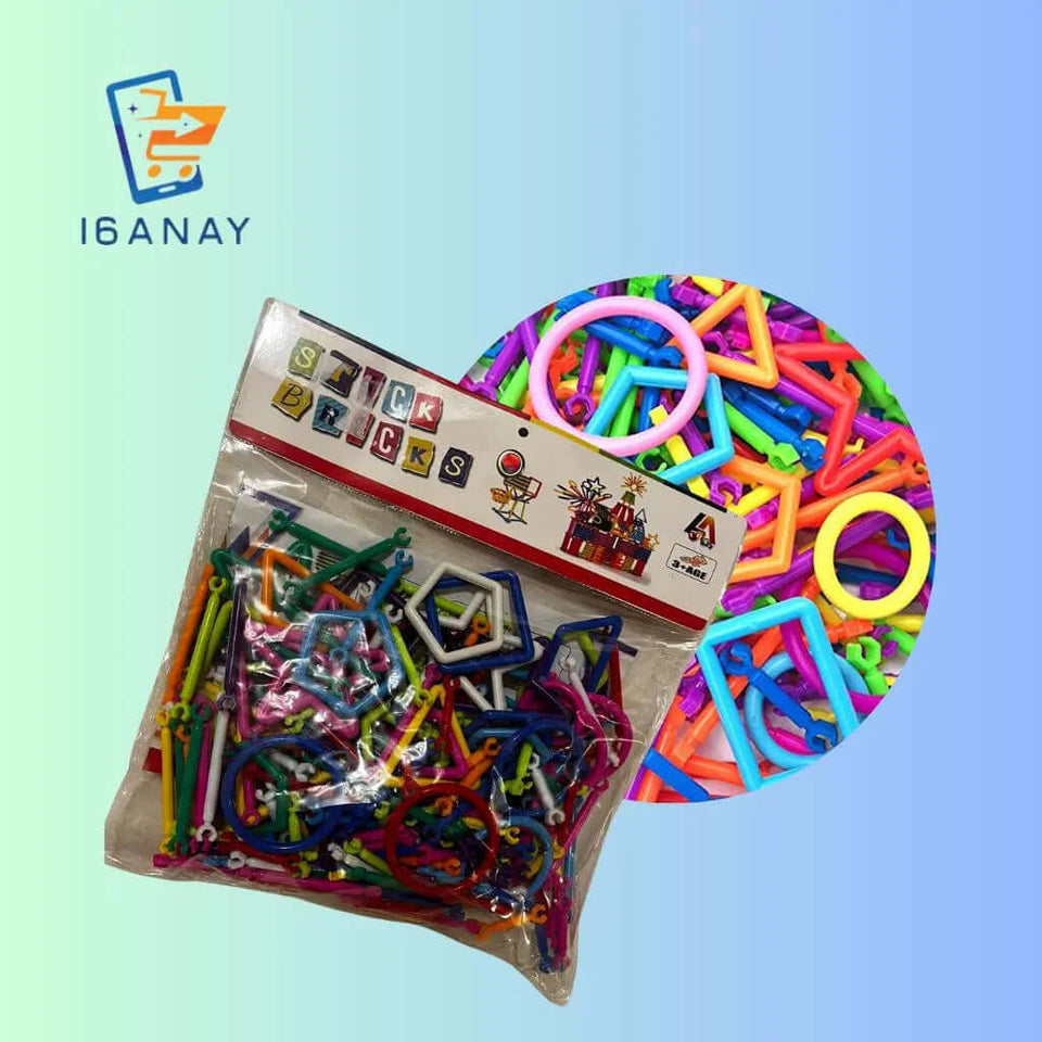 Stick Building Blocks Smart Sticks Set for Kids - 16anay 