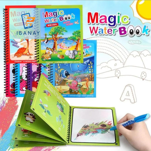 Reusable Kids Magic Water Drawing Book