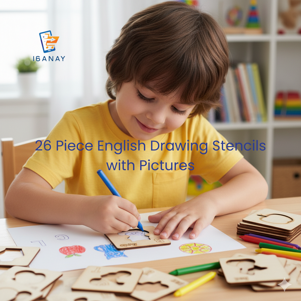 English Stencils with Shapes